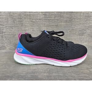 Skechers Lite Weight Black Walking Shoes Size 8 Womens Relaxed Fit
